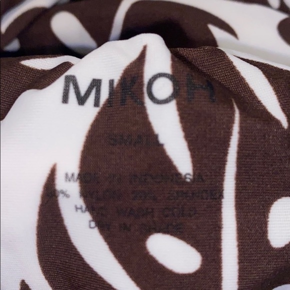 Mikoh Manu Halter V-Neck One Piece Swimsuit Sz S - Picture 5 of 5